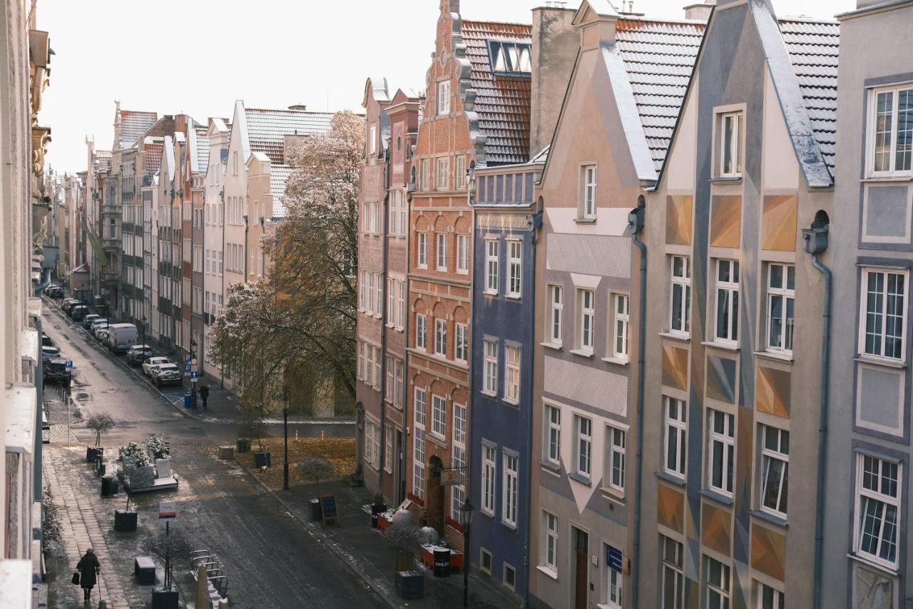 Apartament Zielony Lub Bursztynowy Z Parkingiem Stare Miasto Danzig Exterior foto