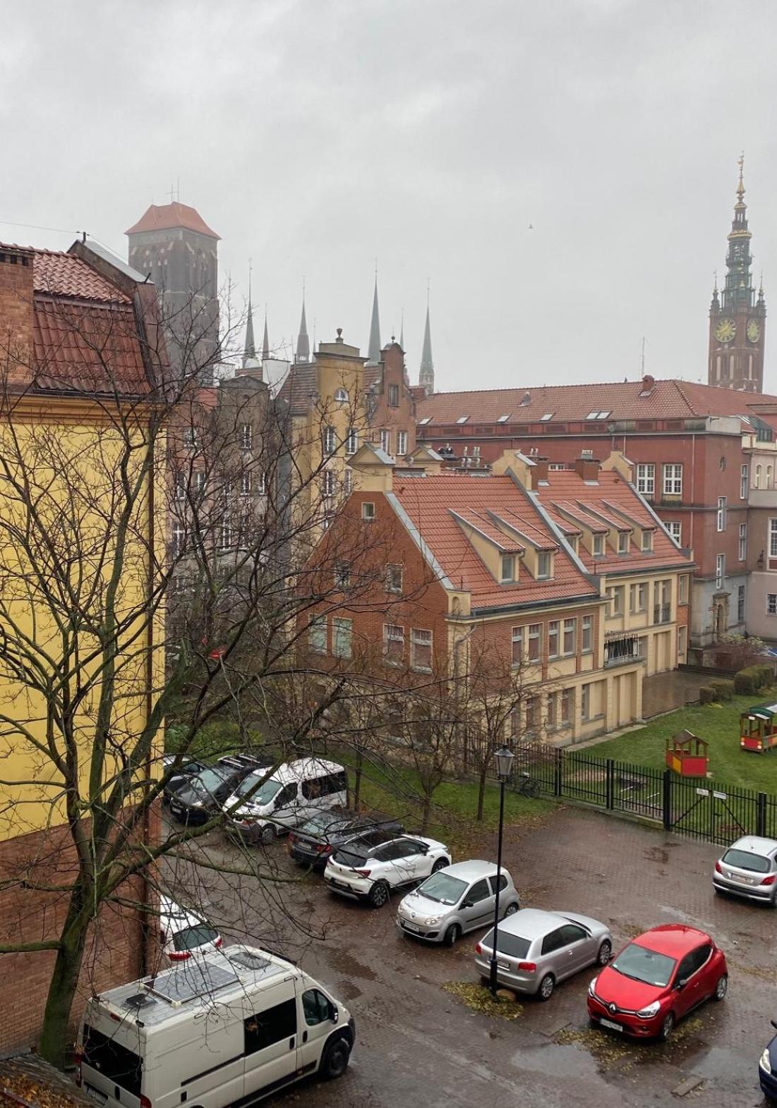 Apartament Zielony Lub Bursztynowy Z Parkingiem Stare Miasto Danzig Exterior foto