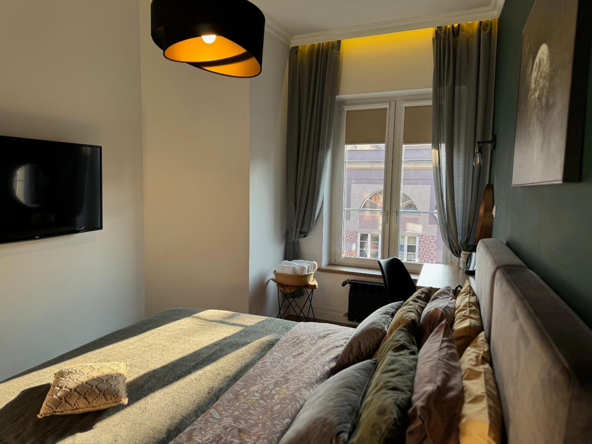 Apartament Zielony Lub Bursztynowy Z Parkingiem Stare Miasto Danzig Exterior foto